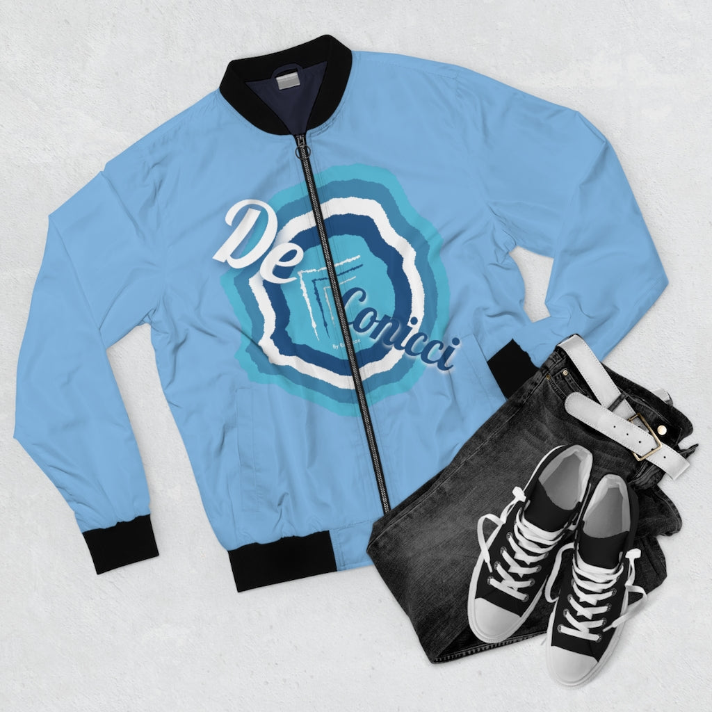 De Conicci Icon Baby Blue Bomber Jacket