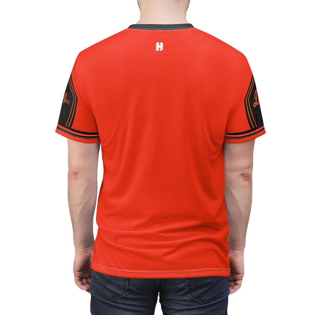 Basketball orange shoe short sleeve