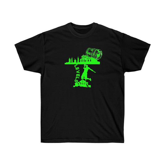 Levels Tee neon green/black