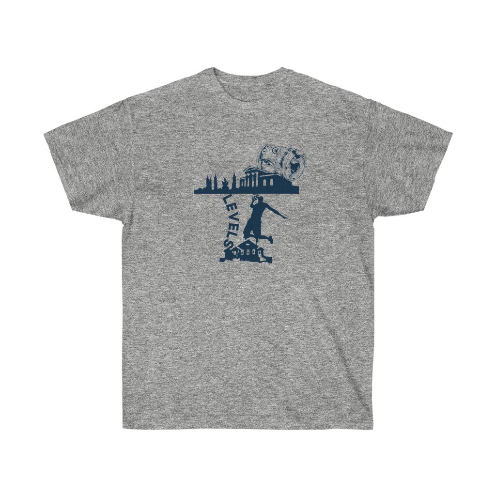 Levels Tee blue green/gray
