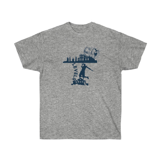 Levels Tee blue green/gray