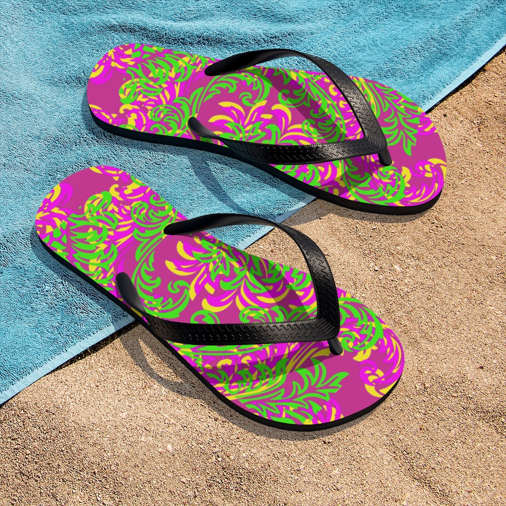 Unisex Neon Flip-Flops