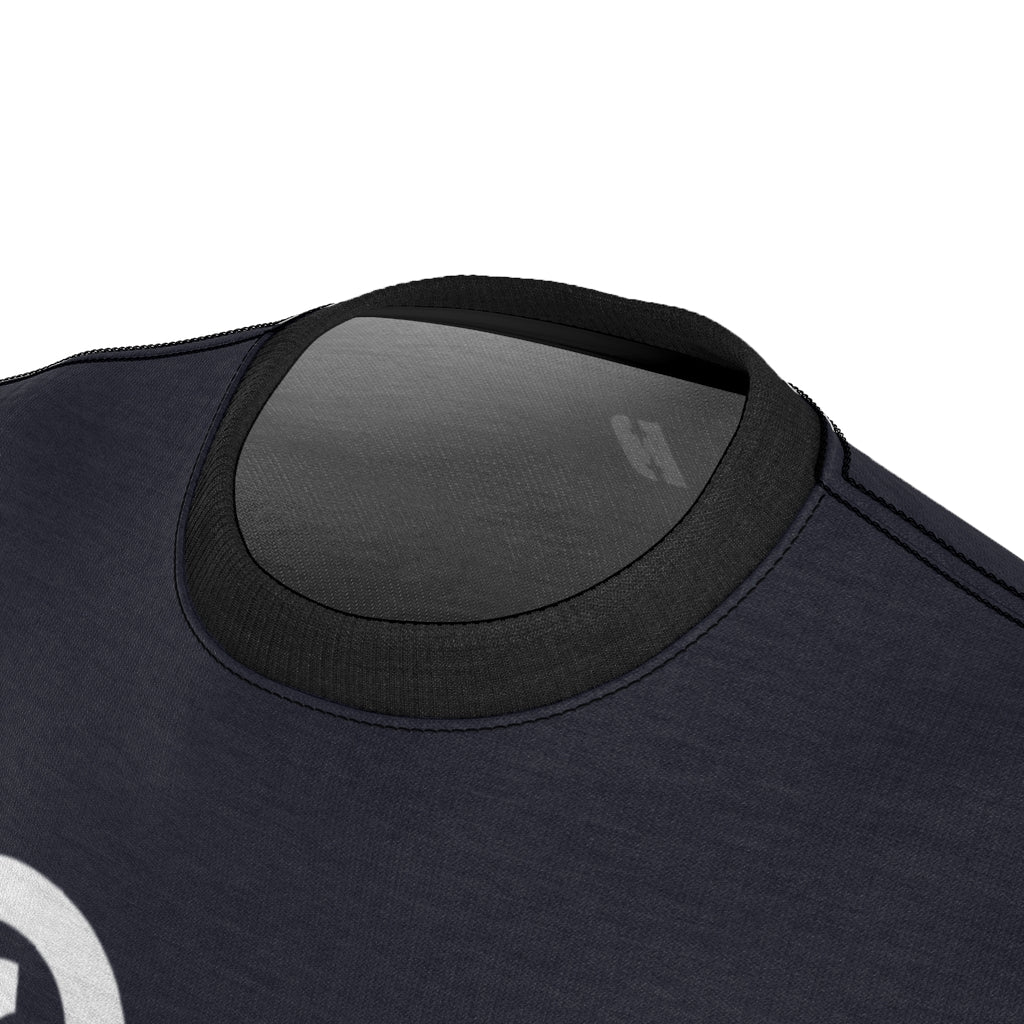 Navy blue short sleeve with logo