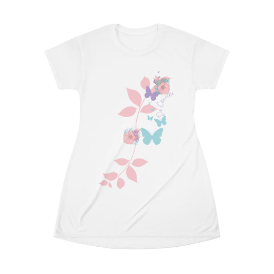 Beautiful White T Shirt Dress