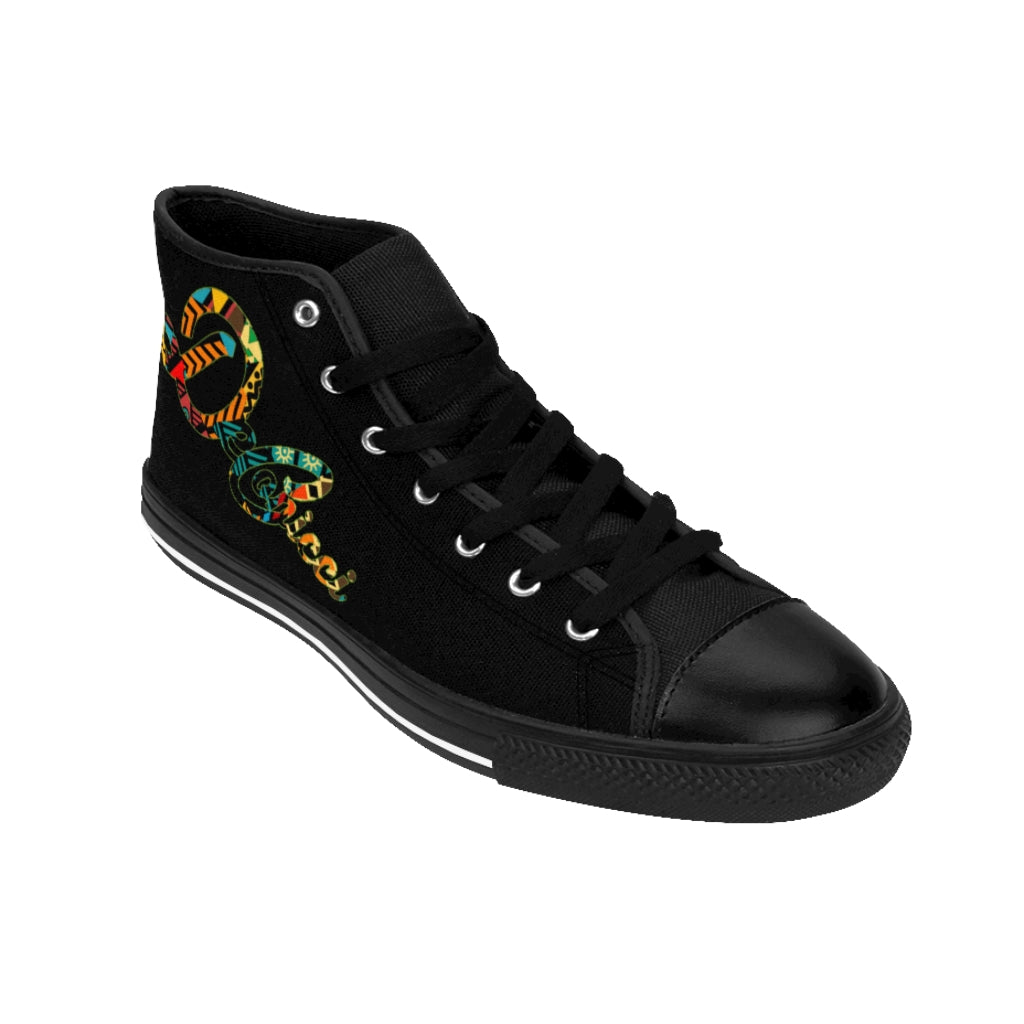 Men's High-top Beach Color Sneakers