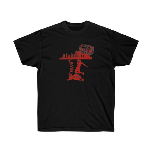 Levels Tee red/black