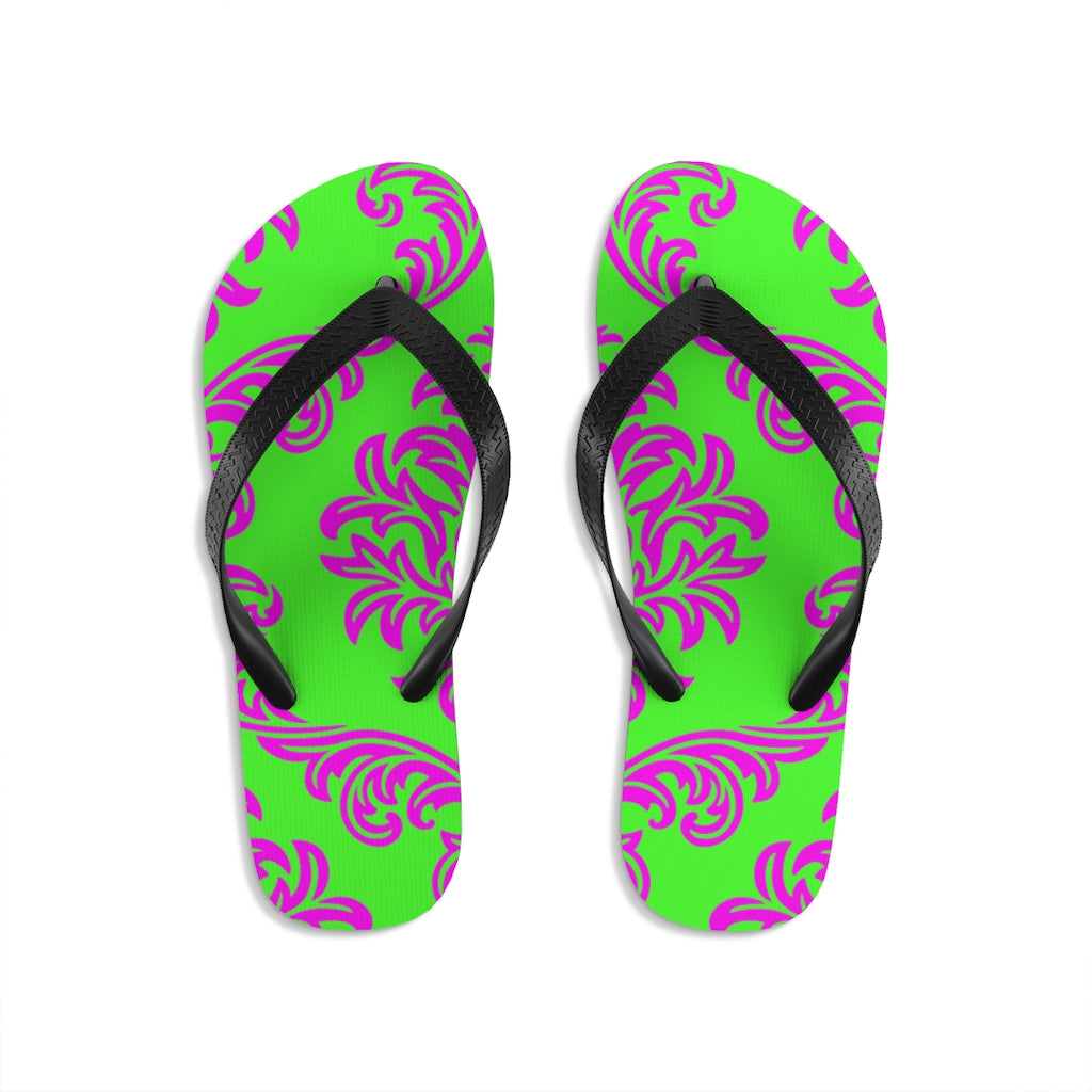 Unisex Neon Flip-Flops