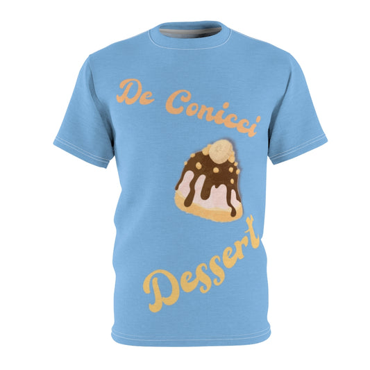 Chocolate banana dessert blue