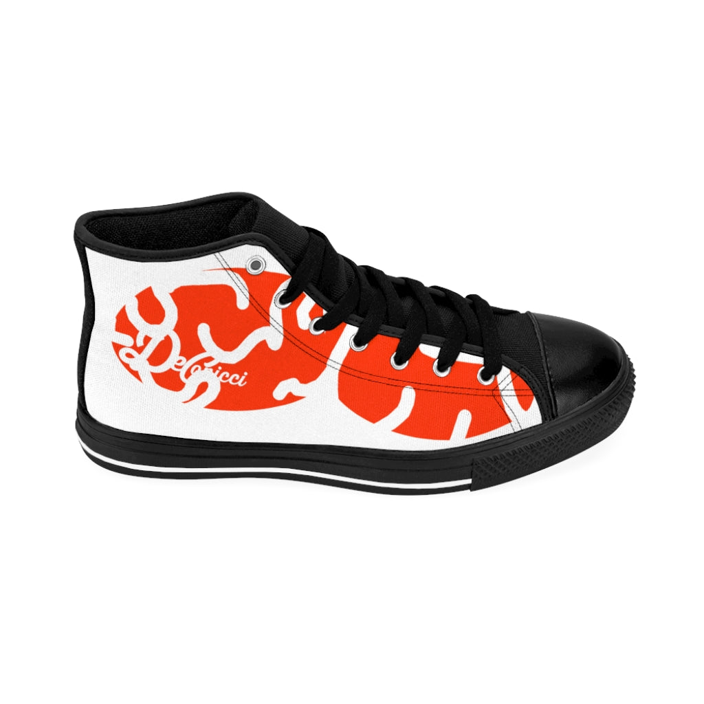 Mind boggler Men's High-top Sneakers orange dream