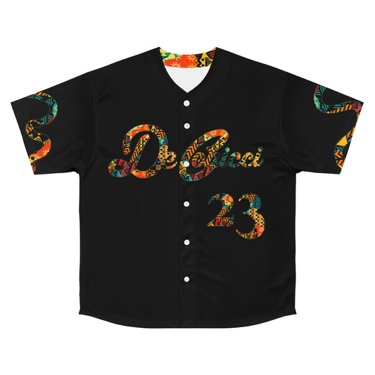 Wrap around Men's Baseball Jersey black