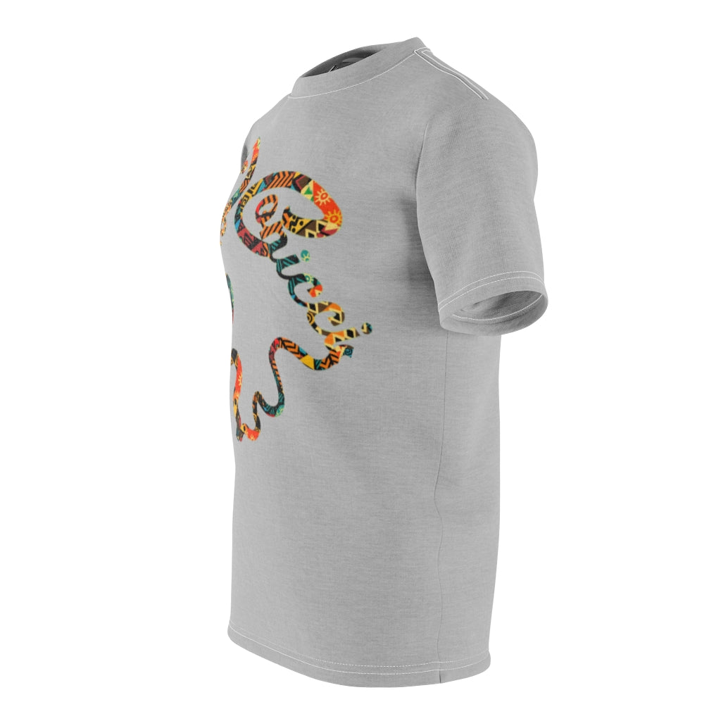 Wrap around shirt gray
