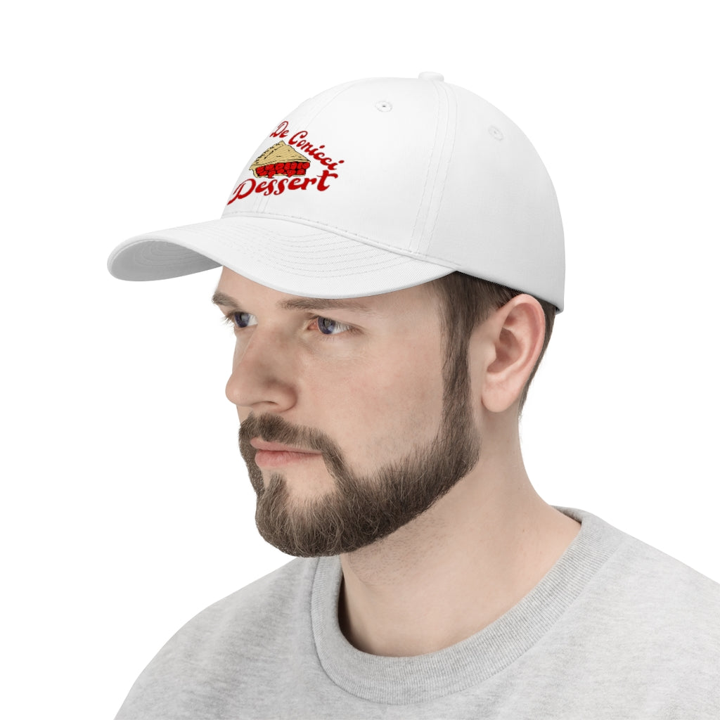 Cherry pie dessert cap white