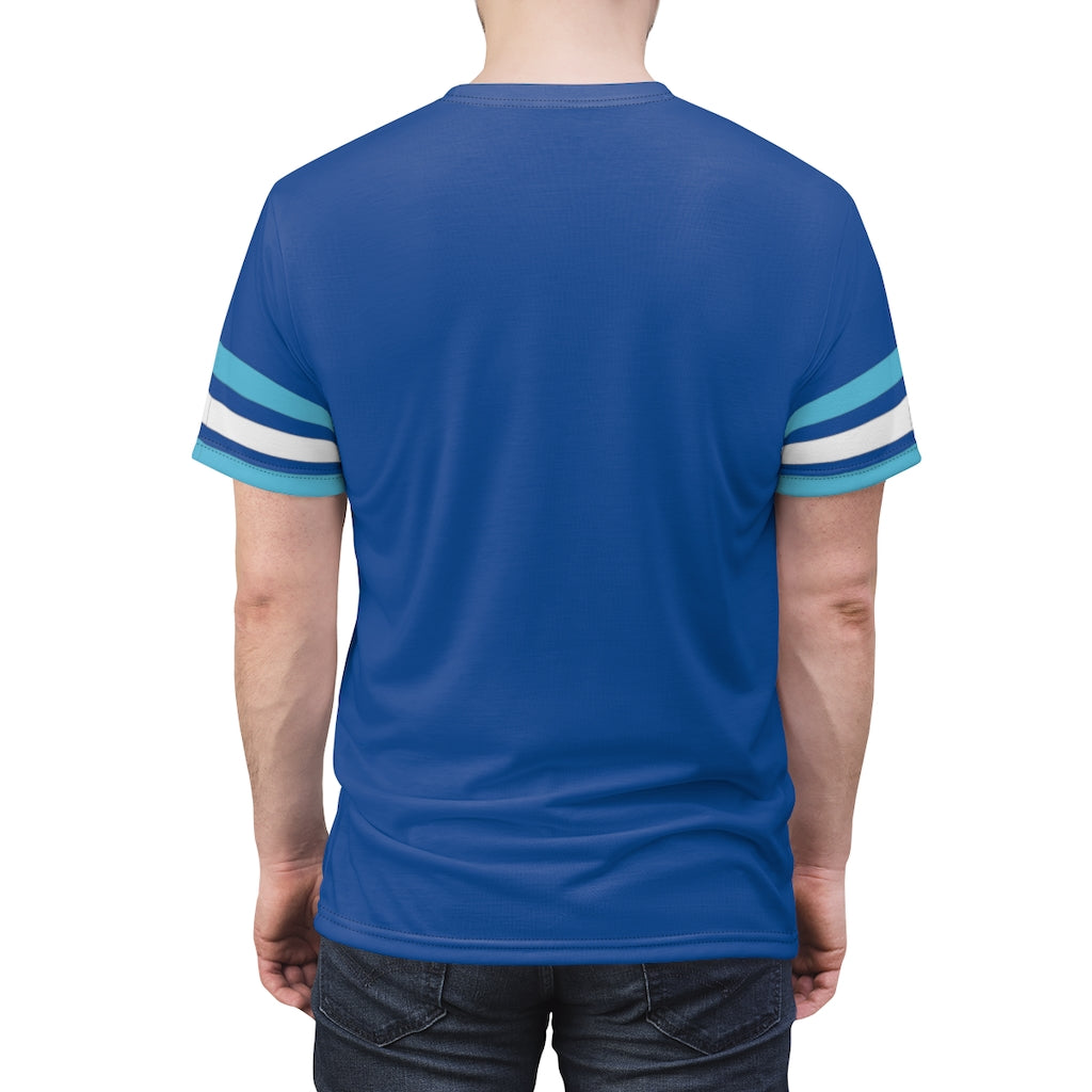 Jersey Shirt. Royal Blue/Water Blue Color Way