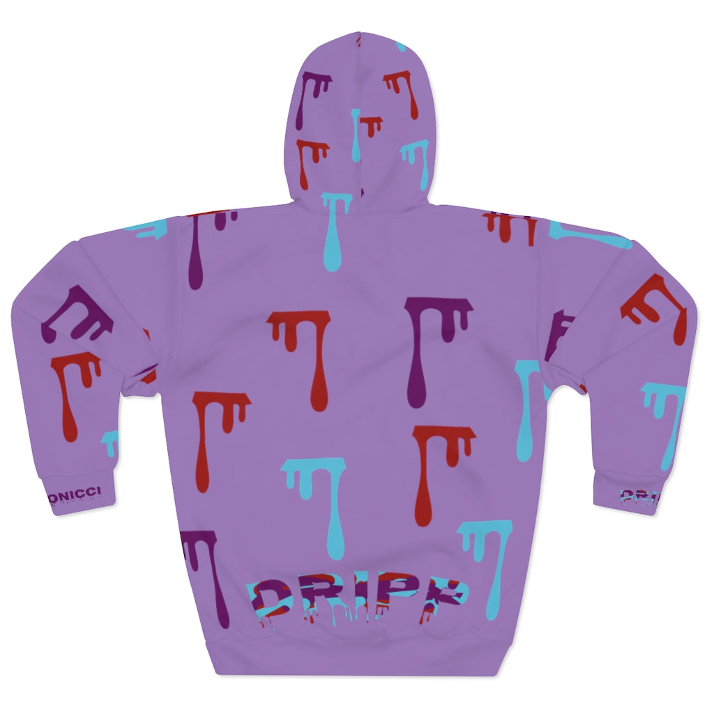 De Conicci Authentic Lavender Dripp Unisex Pullover Hoodie