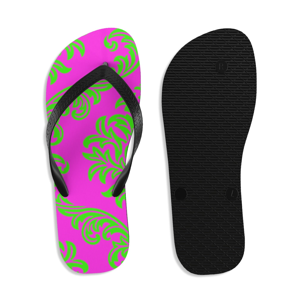 Unisex Neon Flip-Flops