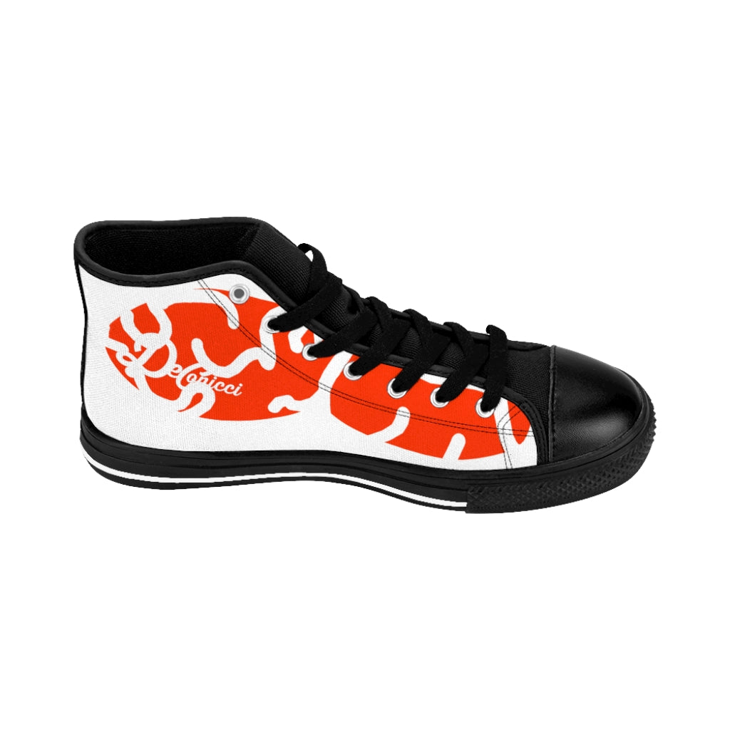 Mind boggler Men's High-top Sneakers orange dream