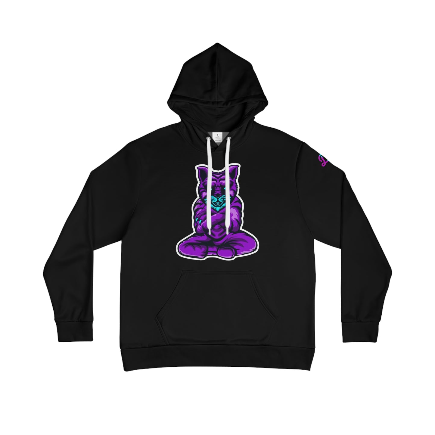 Kid Evil Eye Purple Cat Hoodie