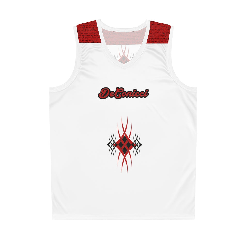 Tribal Basketball Jersey Red/Black/White