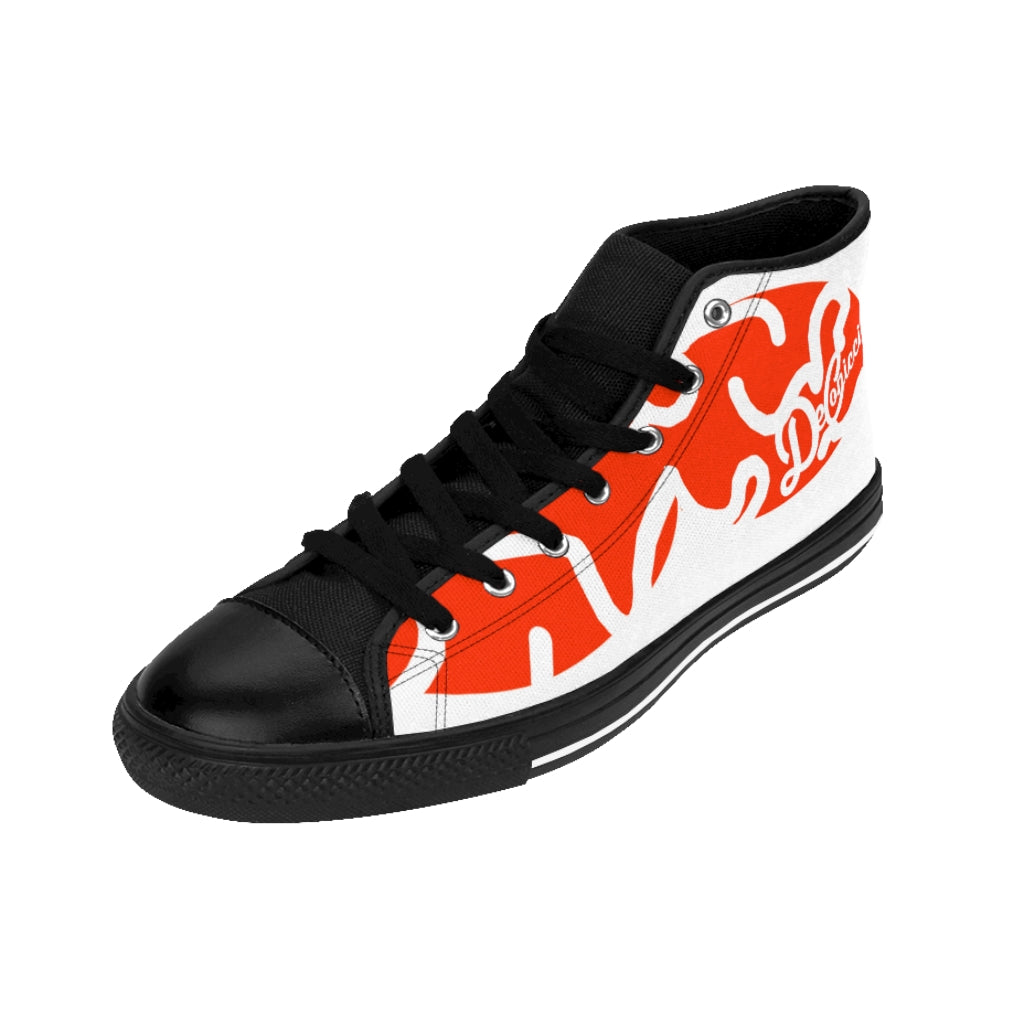 Mind boggler Men's High-top Sneakers orange dream