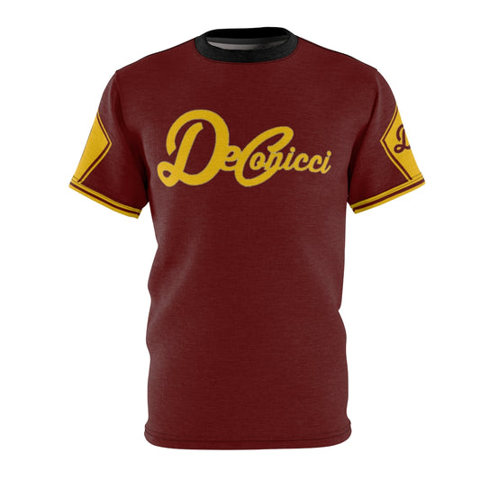 Authentic Short Sleeve Maroon and Yellow Color way