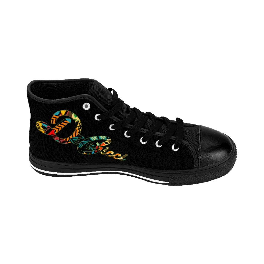 Men's High-top Beach Color Sneakers