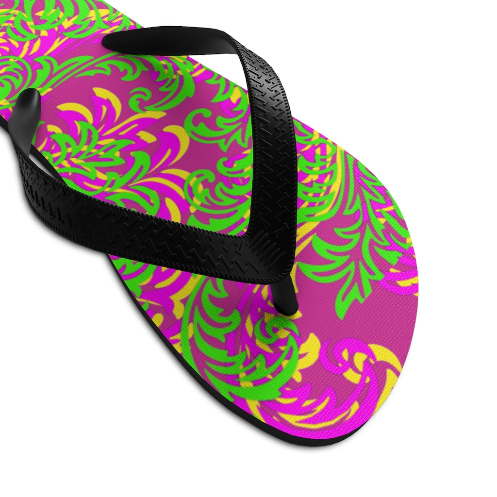 Unisex Neon Flip-Flops