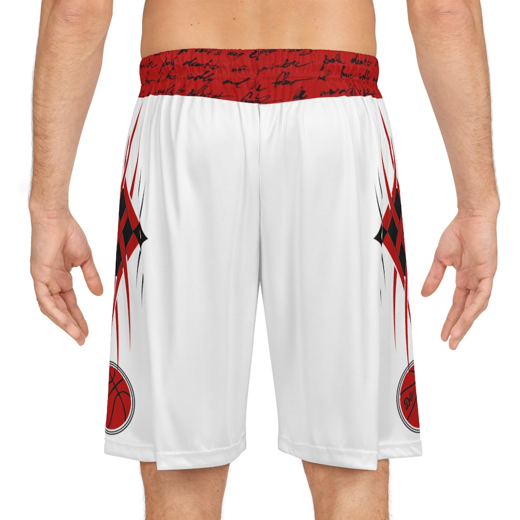 Tribal Basketball Shorts Red/Black