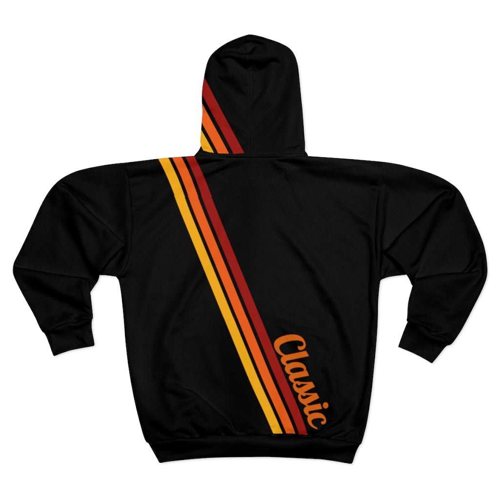 Classic Zip Hoodie. Black