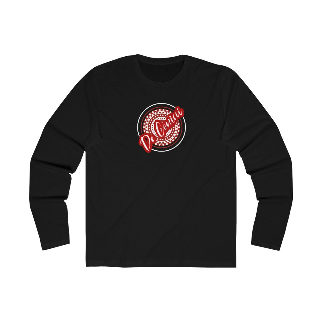 De Conicci Men's Long Sleeve Crew Tee