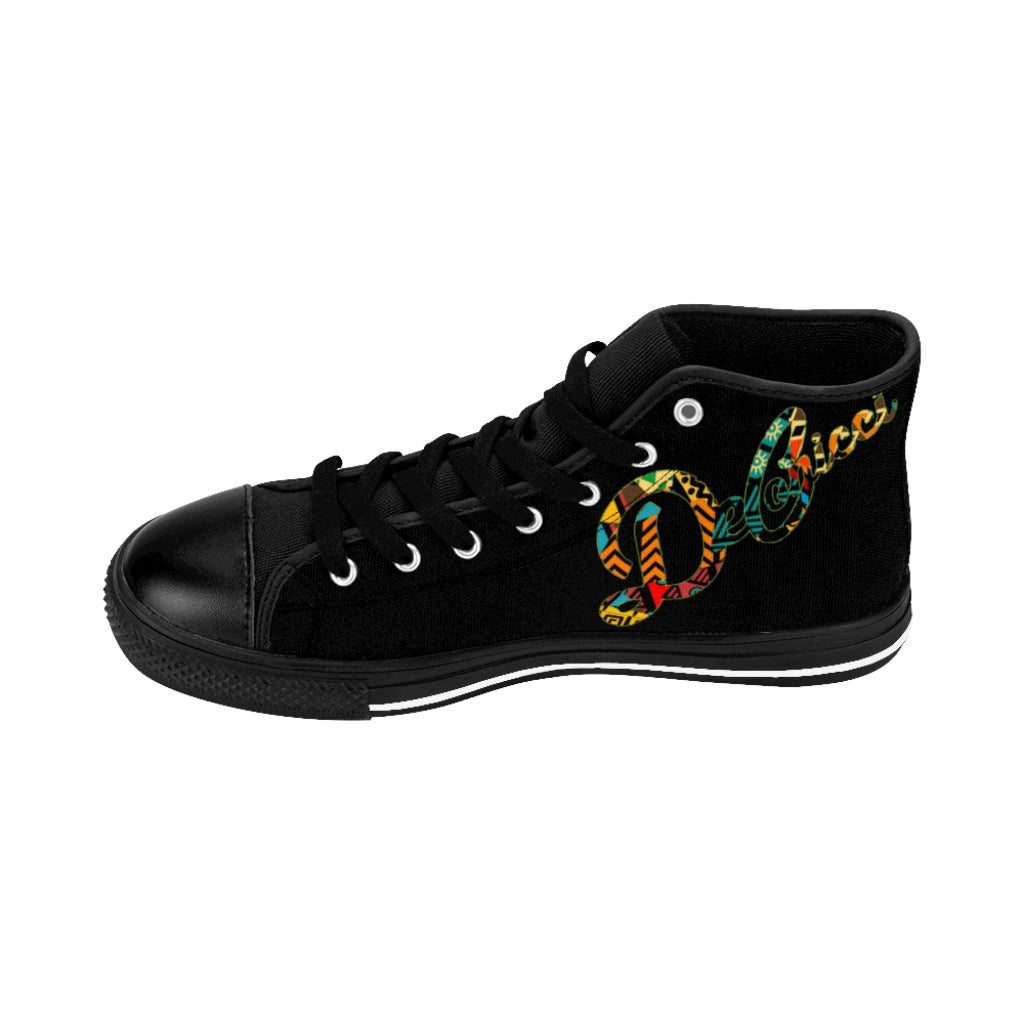Men's High-top Beach Color Sneakers