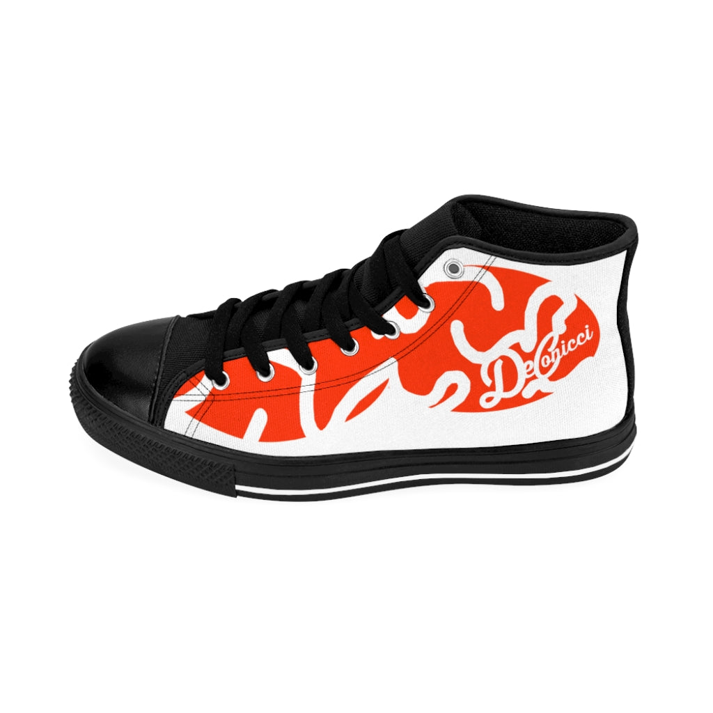 Mind boggler Men's High-top Sneakers orange dream