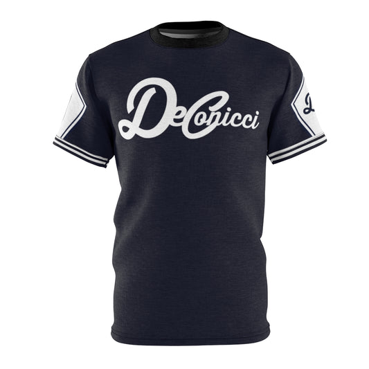 Navy blue short sleeve with logo