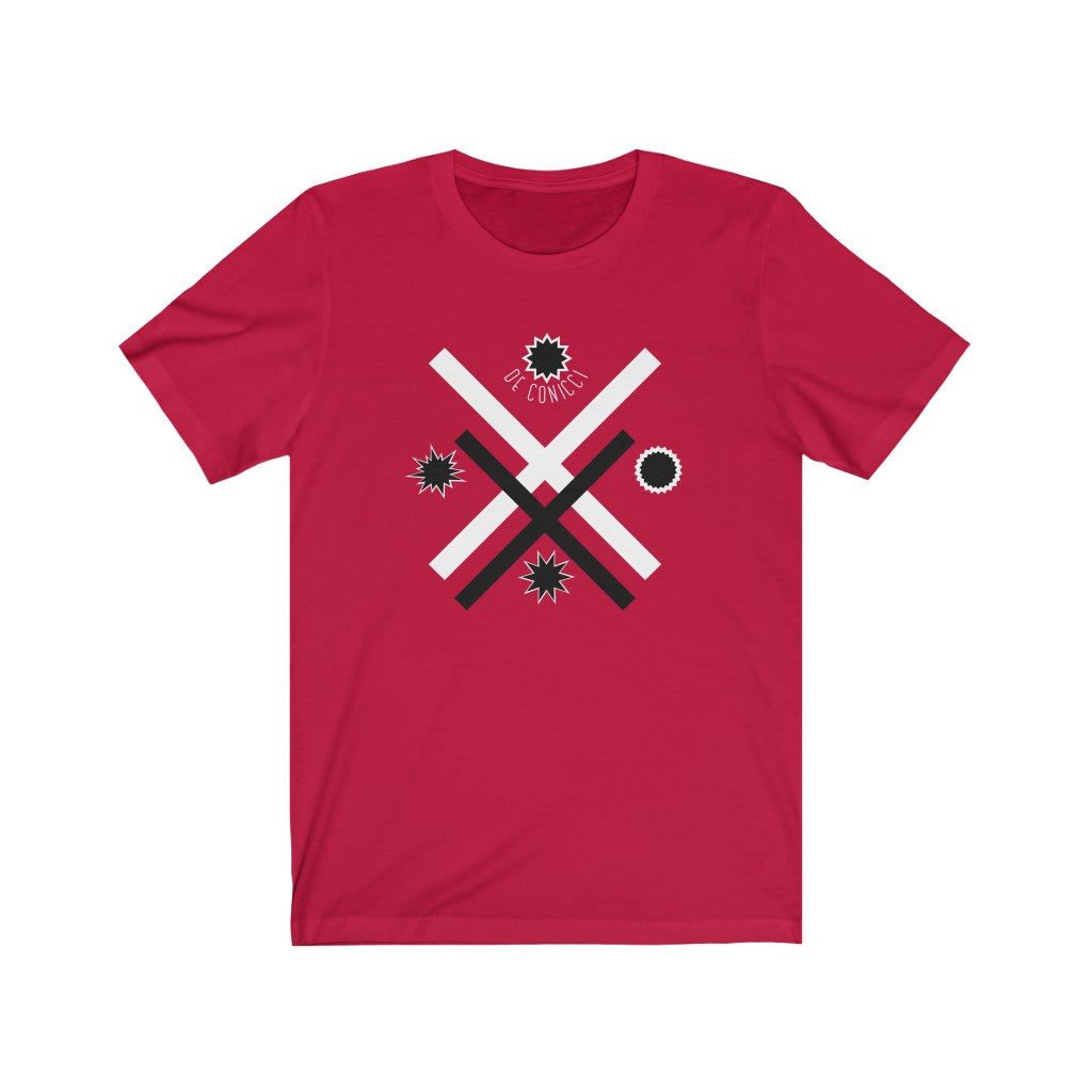 Unisex Jersey Short Sleeve Tee With De Conicci Authentic Logo.