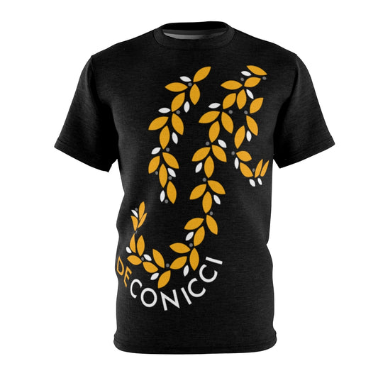De conicci Authentic rare shirt. Zip flower Yellow