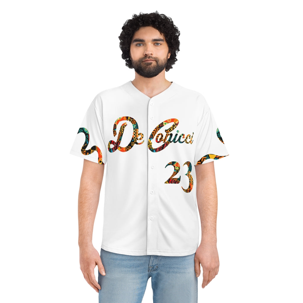 Wrap around Men's Baseball Jersey white