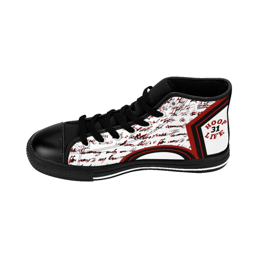 Hoop 31 Life White Red and Black color way
