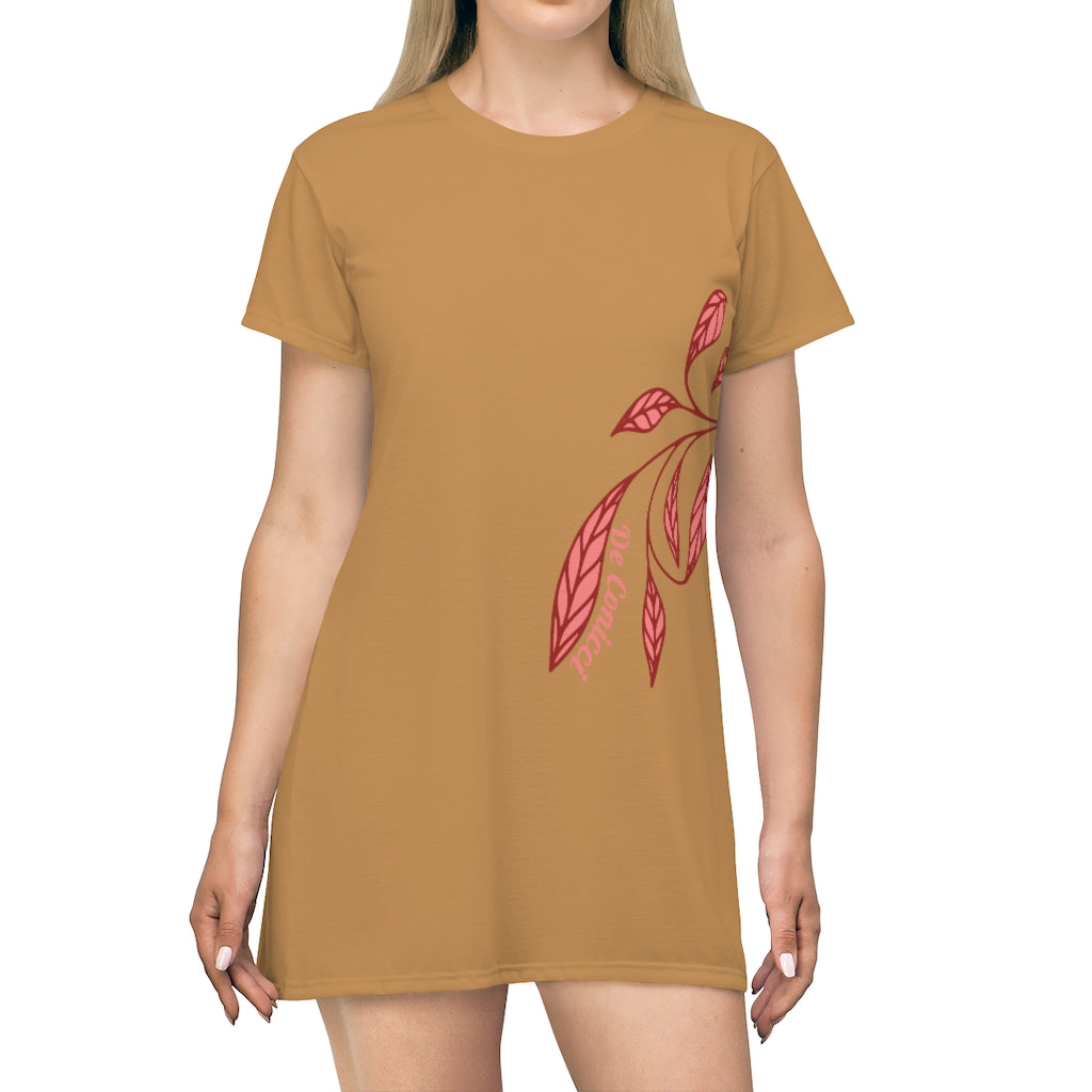 Beautiful Butter Cup De Conicci T-Shirt Dress With Summer Breeze Logo