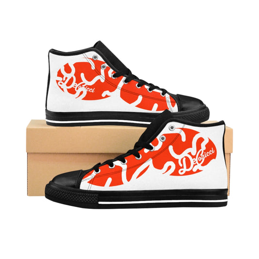 Mind boggler Men's High-top Sneakers orange dream