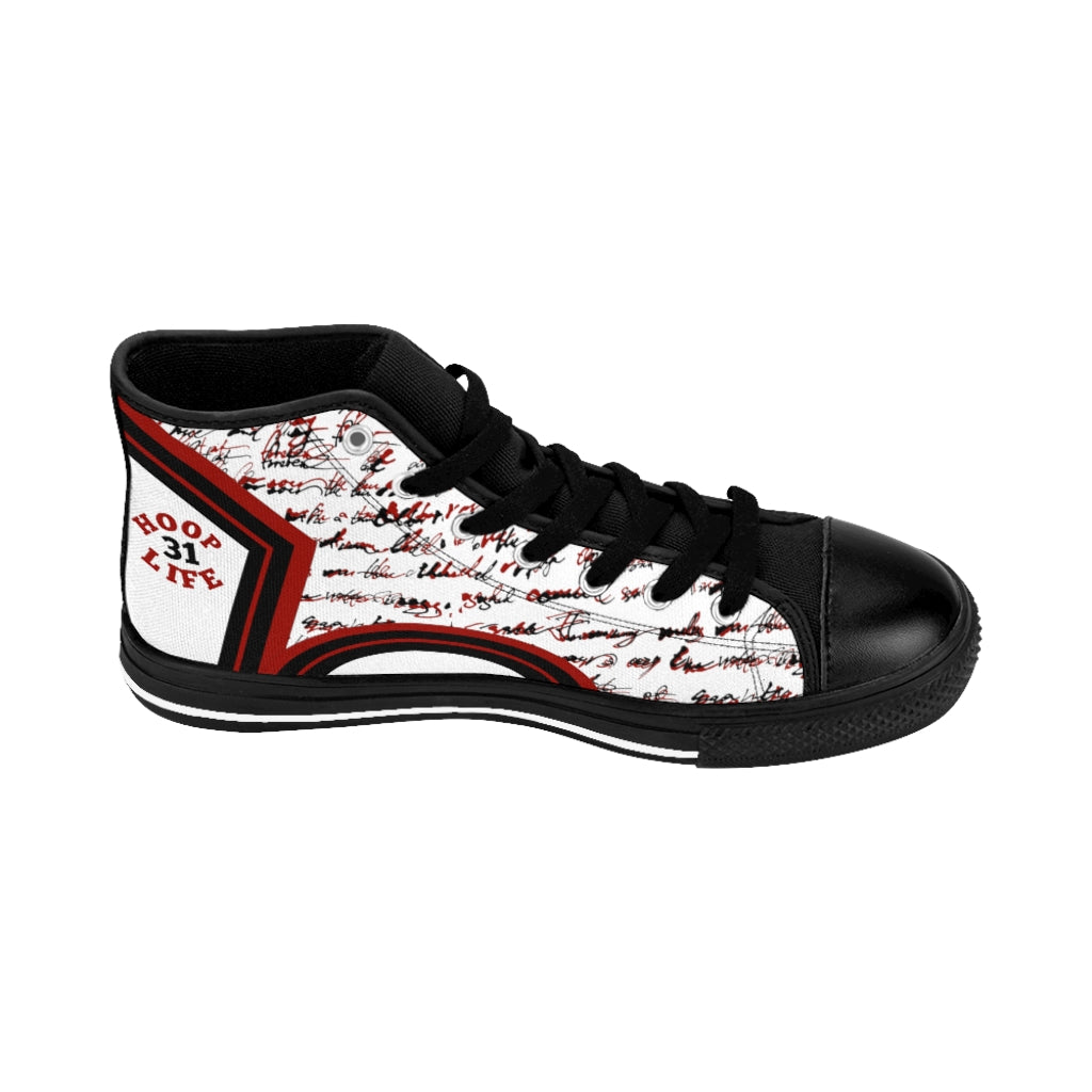 Hoop 31 Life White Red and Black color way