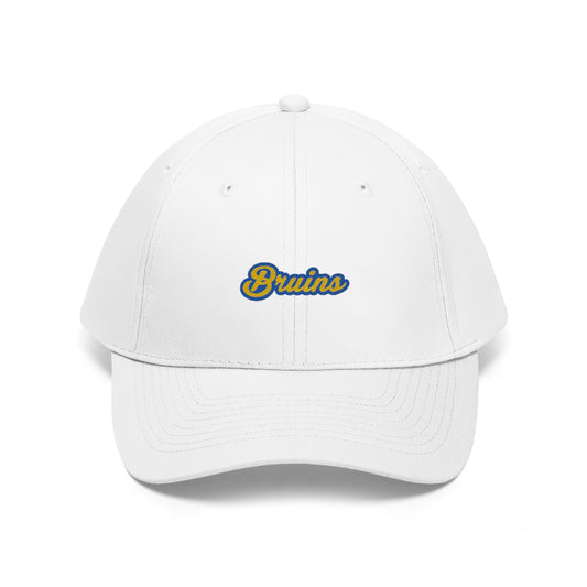 Bruins White Twill Hat