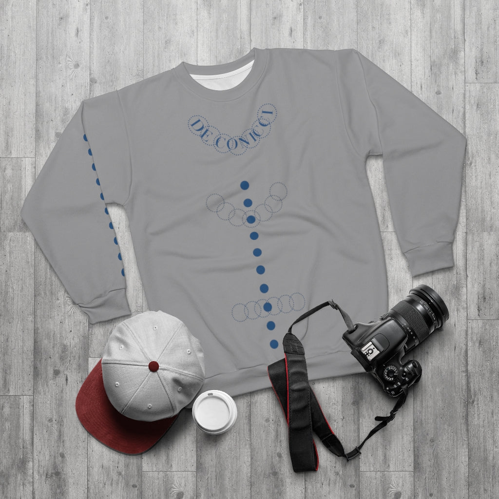 De Conicci Avenue Blue long sleeve. Gray