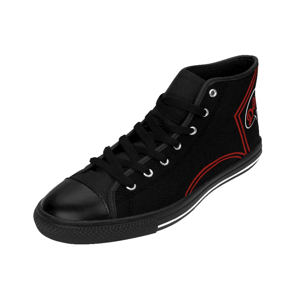 Hoop 31 red black and white color way