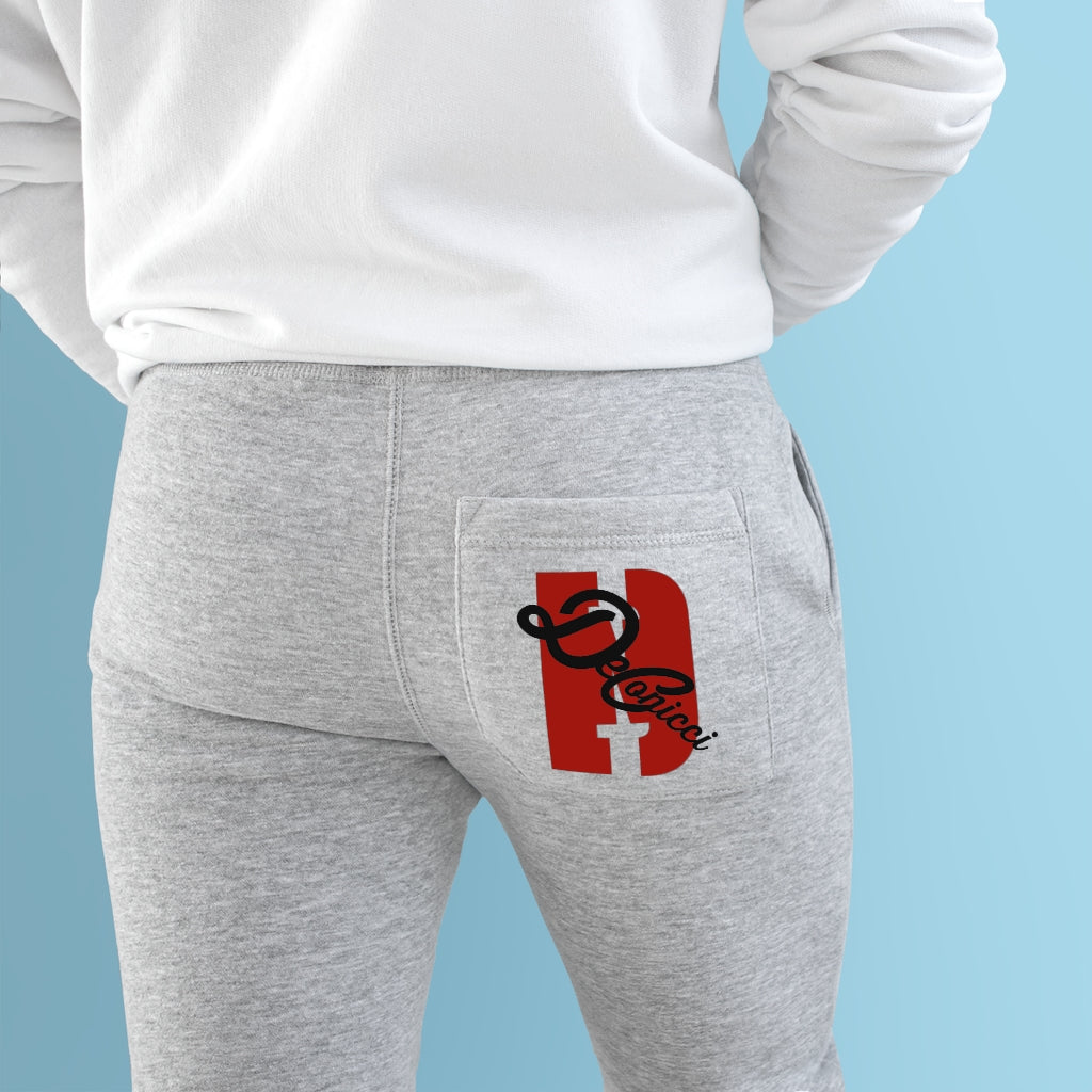 Authentic Joggers with double logos red and black