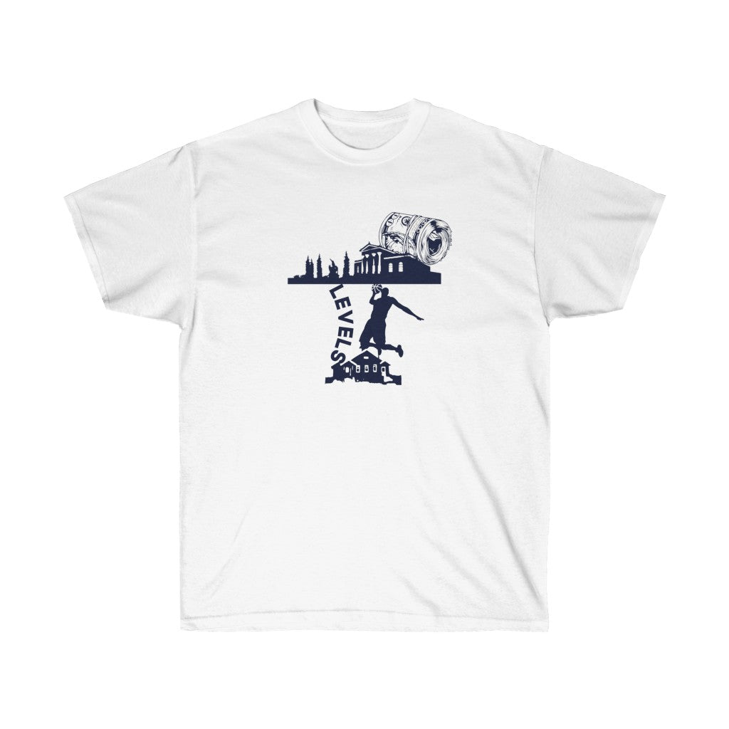 Levels Tee navy/gray