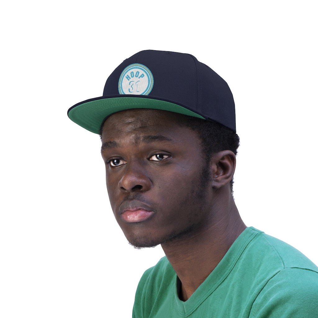 Hoop 31 Unisex Flat Bill Hat