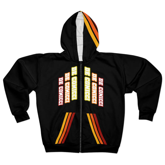 Classic Zip Hoodie. Black