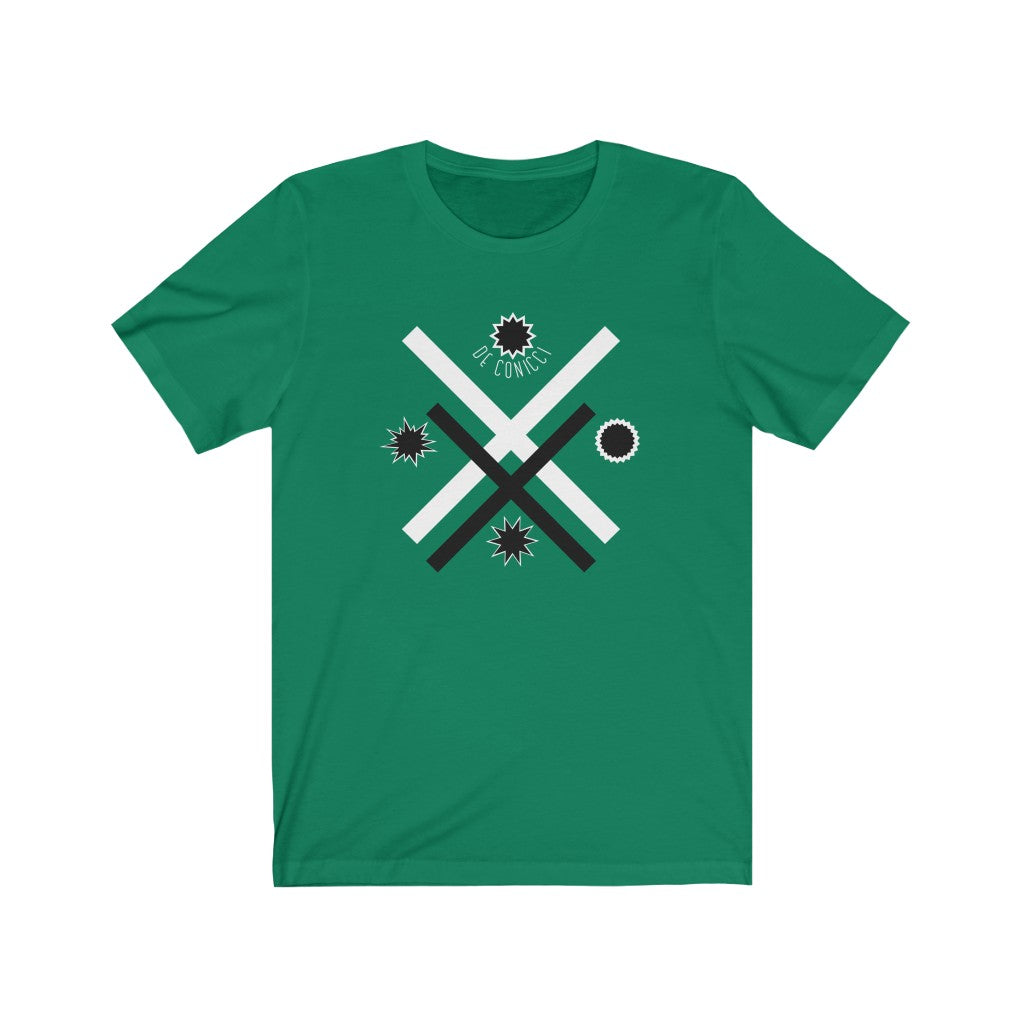Unisex Jersey Short Sleeve Tee With De Conicci Authentic Logo.