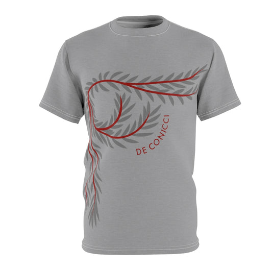 De conicci authentic rare collection stream vine shirt. silvery