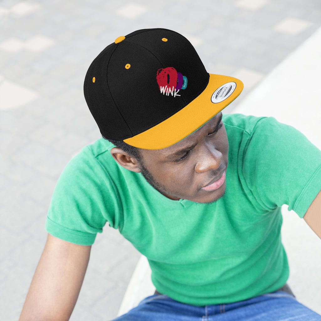 Wink Flat Bill Hat