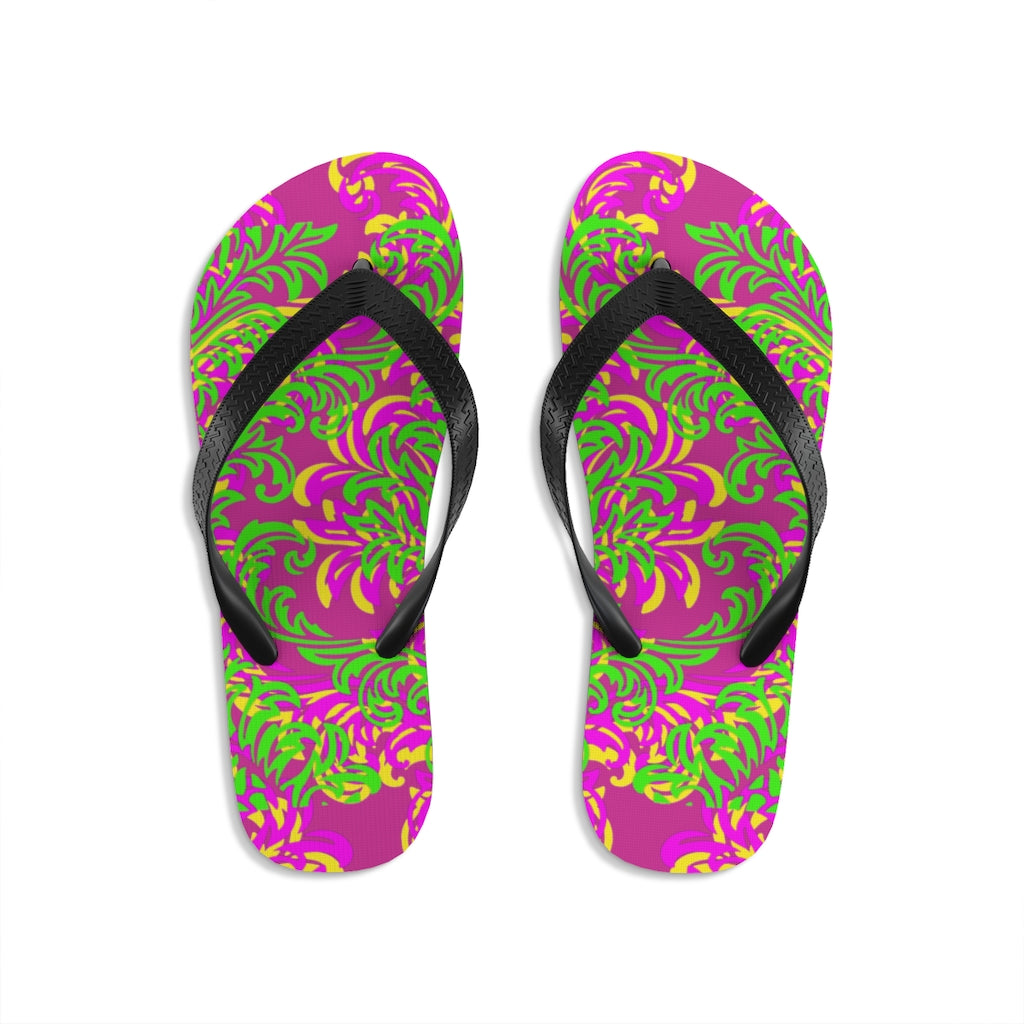 Unisex Neon Flip-Flops